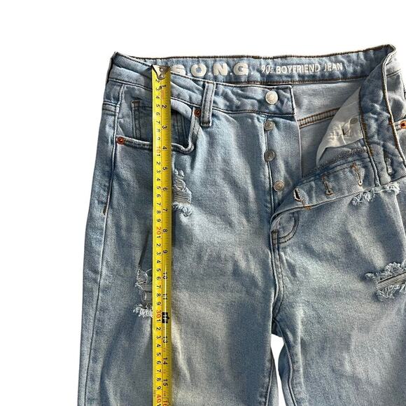 S.O.N.G. Women’s Light Blue Jeans,  Size 5/27, 90’s Boyfriend Jeans - Picture 6 of 9